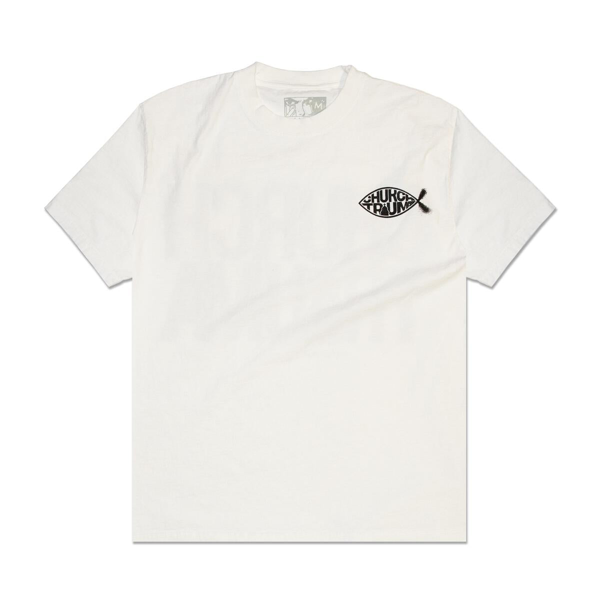 CHURCH TRAUMA - Tee (WHITE) - RIPNRPR