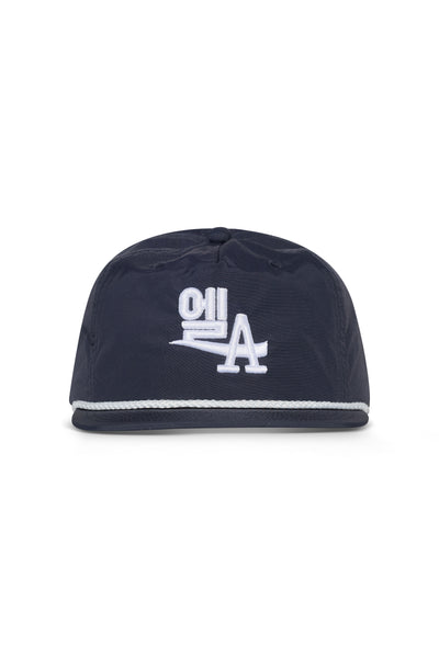 엘A KOREATOWN ATHLETIC CAP - (BLACK)