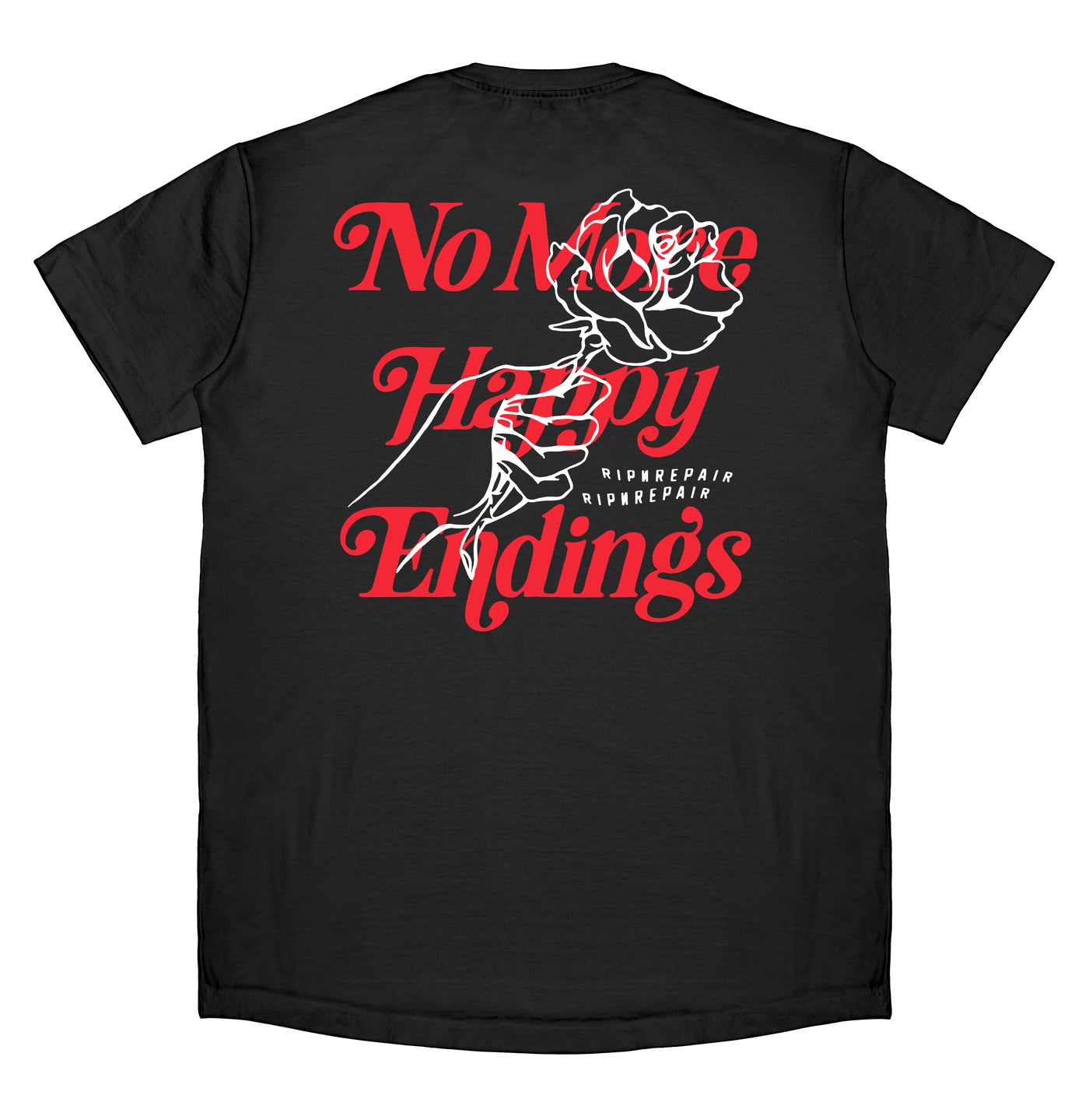 No More Happy Endings - T-shirt (BLACK) - RIPNRPR