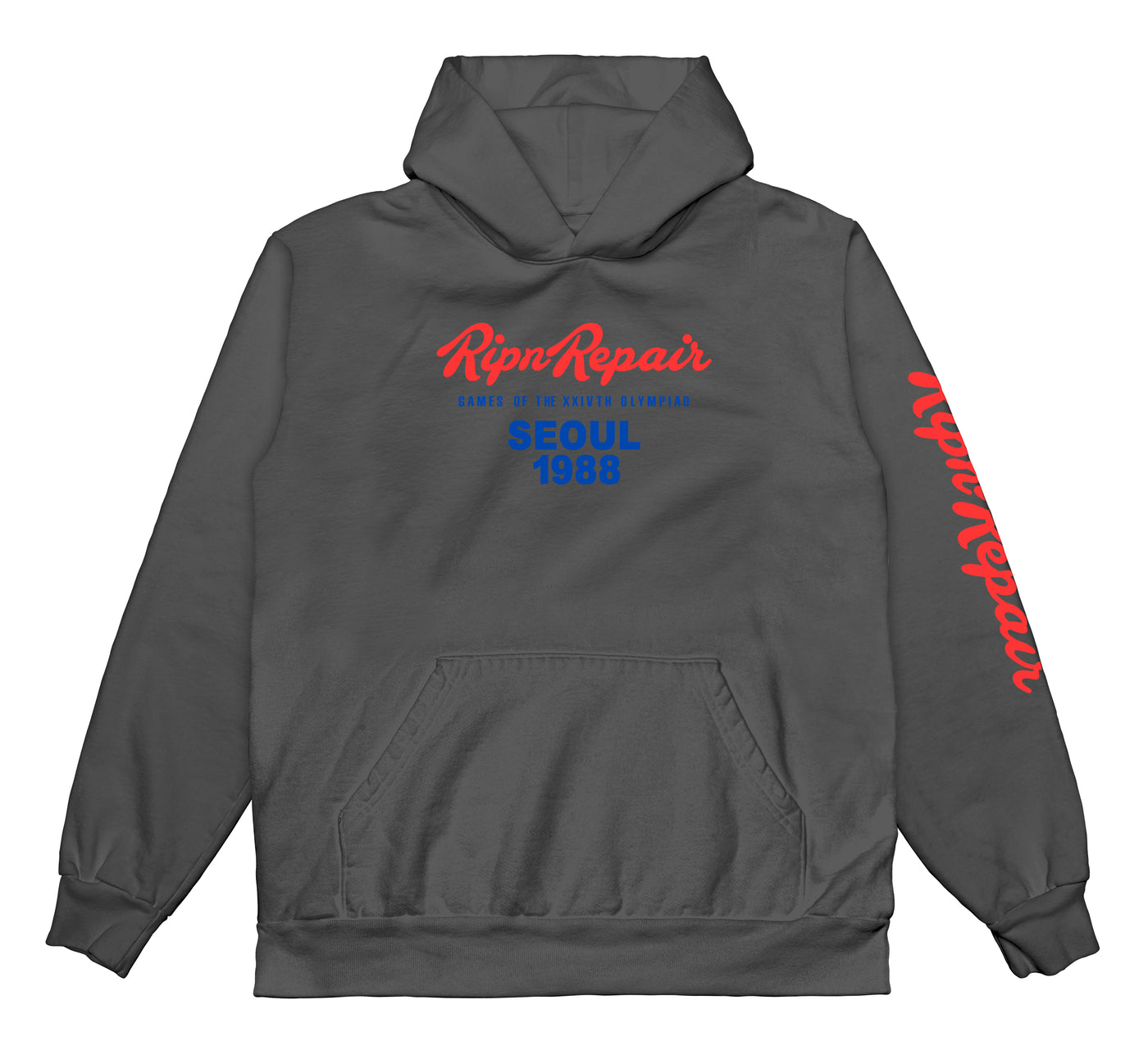 SEOUL 1988 - HOODIE (Vintage Black) - RIPNRPR