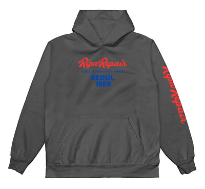 SEOUL 1988 - HOODIE (Vintage Black) - RIPNRPR